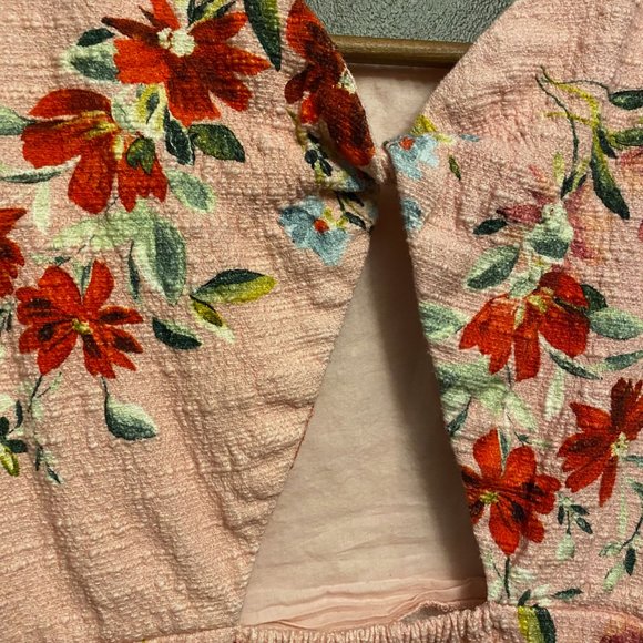 Zara Floral Dress in Pink - Picture 6 of 6